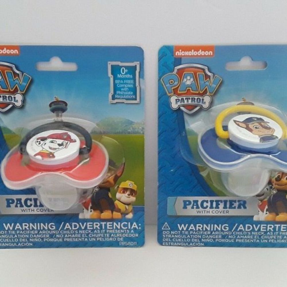 Nickelodeon Paw Patrol Set of 2‎ Pacifier With Cove